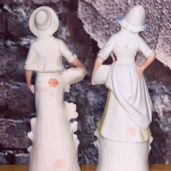 Vintage Bisque Porcelain Figures W.K.C. Germany - Picture 7 of 16